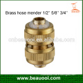 Brass hose mender 1/2'' 5/8'' 3/4''